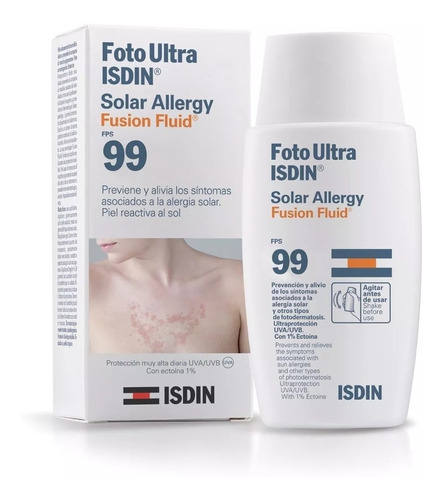 Isdin Foto Ultra Fusion Fluid Solar Allergy Spf 99 X 50ml