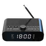 Radio Despertador Dab/fm Con Bluetooth, Pantalla Led Gigante