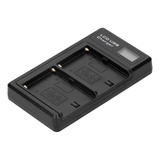 Cargador Dual Usb P/ Bateria Sony F960 750 550 Fm50