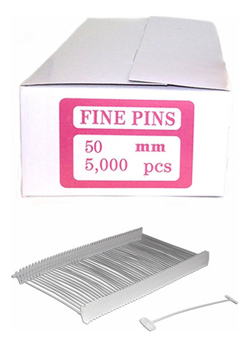 Hilos Plasticos 50mm Fino X5000 Tags Pins Precintos Pistola