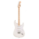 Guitarra Eléctrica Fender Squier Sonic Stratocaster Ht De Álamo Arctic White Brillante Con Diapasón De Arce