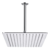 Ducha De Teto Inox Ss304 Slim 20x20 Com Braço   