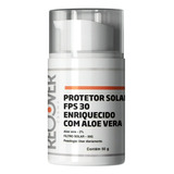 Protetor Solar Fps 30 Enriquecido Com Aloe Vera 50g