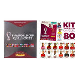 Kit Album Prateado Copa 2022 + Novos Jogadores 80 Figurinhas