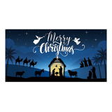 Noche Santa, Navidad, Decoración De Puerta De Garaje, Fondo