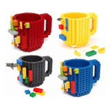 Taza Pocillo Mug Lego + Piezas Armables Pequeñas