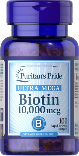 Biotina 10.000 Mcg Puritans Pri