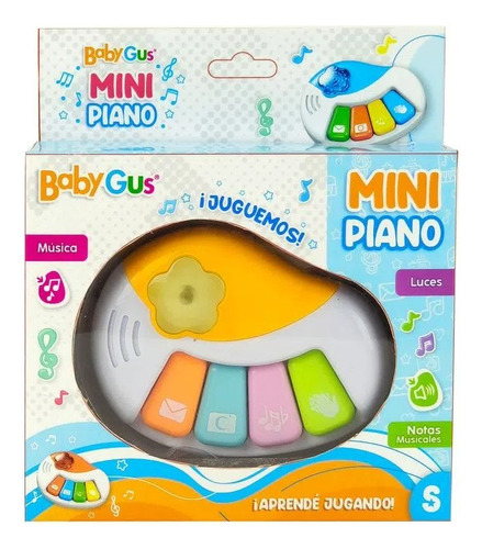 Mini Piano Baby Gus 4 Teclas