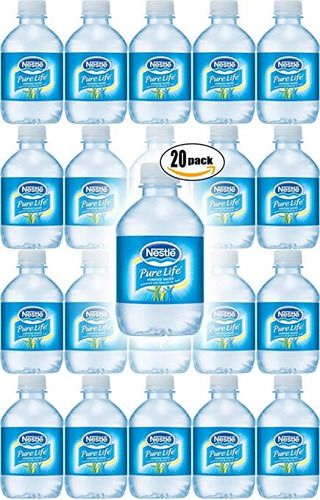 Nestlé Agua, La Vida Pura, Agua Purificada, 8 Onzas (paquete