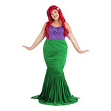 Disfraces Disfraz De Sirena Para Mujer Talla Grande