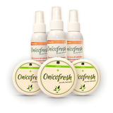 Onicofresh Kit 3 Fitospray + 3 Crema Uñas Manos Pie Original