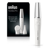 Depiladora Facial Braun Facespa Pro 910, 2 En 1, Recargable