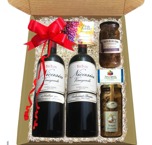 Regalos Empresariales Caja De Vinos Nicasia Catena Gourmet