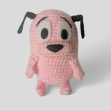 Coraje El Perro Cobarde Peluche Amigurumi