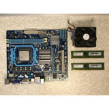 Kit Placa Mãe Am3+ Processador Fx 6300 E 8gb De Memoria 1600