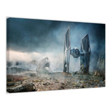 Cuadro Moderno Star Wars Draw Sala, Recamara, Comedor 80x120