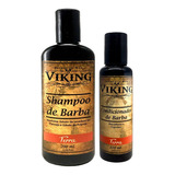 Kit Barba Shampoo Barba + Condicionador Barba Terra Viking