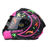 Casco Integral Axxis Draken Crazy A8 - Rosa Mate