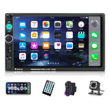 Auto Estereo De Pantalla Doble Din Control Volante & Camara