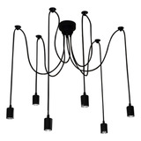 Lámpara Colgante Neoglint Diy Light Candelabro E27 Con Dormi