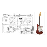 Plan De Fender Mustang  Guitarra Eléctrica Escala C...