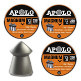 Combo 3 Latas Balines Apolo Magnum 5,5 Mm X 750 Rifle - Swat