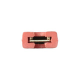 22 Unidades De Conector Jumper 2.54 Mm 2p Rojo