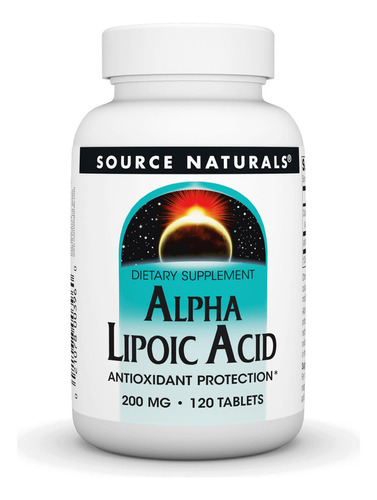 Source Naturals Ácido Alfa Lipoico 200 Mg Apoya El Metaboli