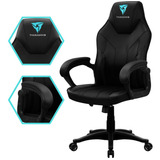 Cadeira Gamer Preta Ergonômica Com Almofadas Thunderx3