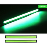 X2 Cinta Luces Tira Led Verde Exploradoras Carro Moto