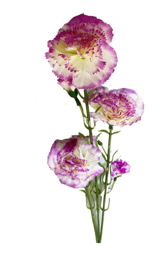 Ramo Claveles Flores Artificiales Variedad De Colores 68cm