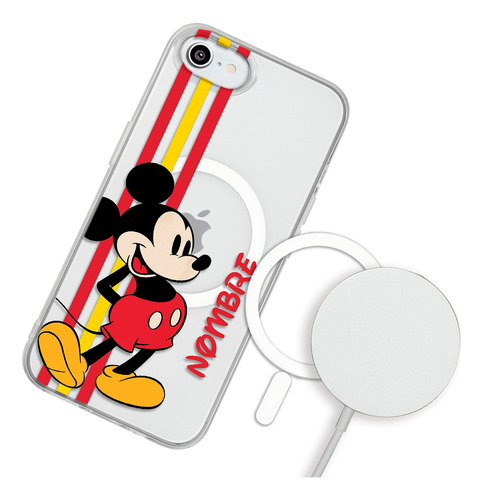 Funda Para iPhone Magsafe Mickey Mouse Personalizado