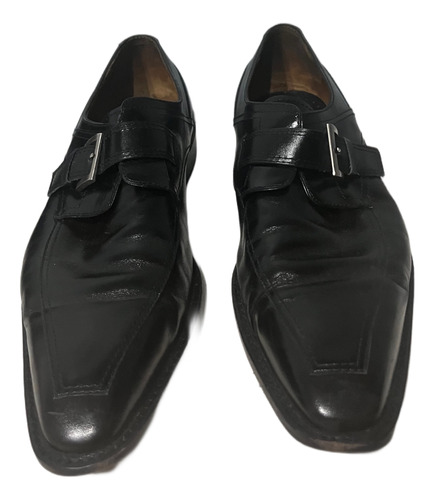 Zapatos De Vestir Hombre Talpini Nro 43 Cuero Negro