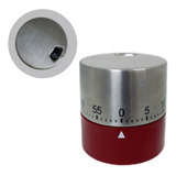 Timer Cocina Minutero Acero Bordo Cc