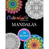 Mandalas Para Colorear 50 Diseños Espiral Y Línea De Corte
