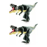 2 Piezas Juguetes Dinosaurio Zazaza, Trigger T Rex