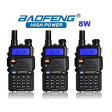 8w  Tres Radios Baofeng Uv-5r * Tri Power * Maxima Potencia 