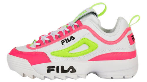 Tenis Fila Disruptor Blanco-rosa Dama 5xm01763145  J