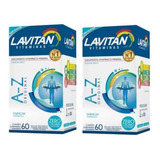 Kit Com 2 Lavitan A-z Cimed Com 60 Comprimidos Original