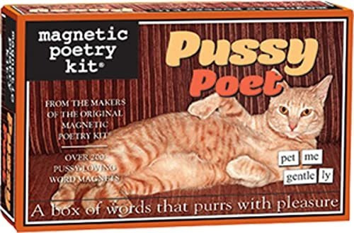Magnetic Poetry - Kit Pussy Poet - Palabras Para Nevera -