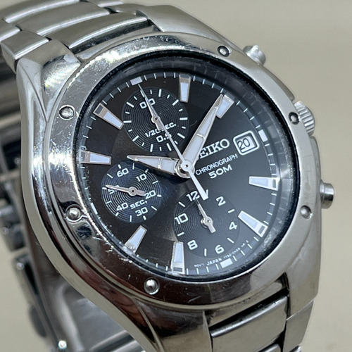 Reloj Seiko Chronograph Con Calendario Caballero