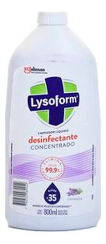 Limpiador Desinfectante Concentrado Lavanda 800ml Lysoform