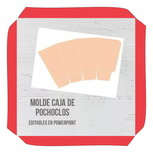 Kit Imprimible Molde Caja Pochoclo Popcorn (editable)