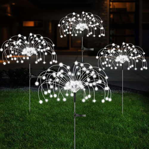 Solar Gypsophila Lights Luces 120 Led Jardín Decoración