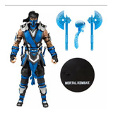 Sub Zero Mortal Kombat 11 Traje Azul Mcfarlane Sellado.