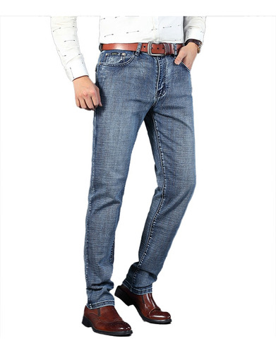 Pantalón Casual Mezclilla Slim Jeans Para Hombre