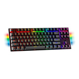 Teclado Mecanico Fantech Maxfit 87 Mk856 Rgb - Revogames Color Del Teclado Negro Idioma Inglés Us