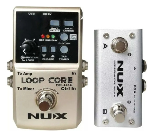 Pedal Nux Loop Core Deluxe Com Pedal Controlador - Original