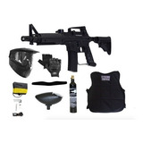 Marcadora Tippmann Alpha Black Bravo One Gotcha Xchws P