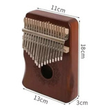 Kalimba Instrumento Musical De 17 Tono De Madera